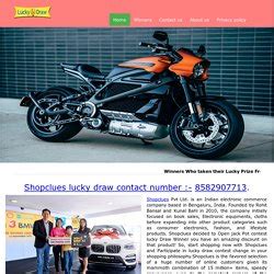 Shopclues Winner Name List .